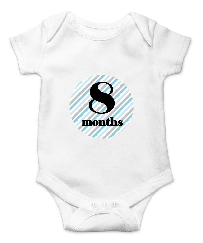 Months in Motion 072 Monthly Baby Stickers Baby Boy Month 1-12 Milesto –  Months In Motion
